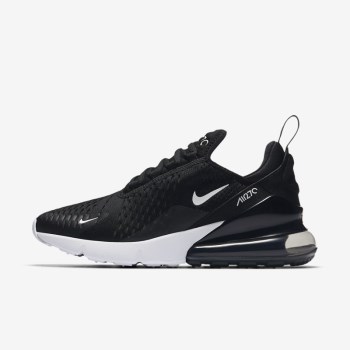 Nike Air Max 270 - Női Utcai Cipő - Fekete/Fehér/Sötét Szürke